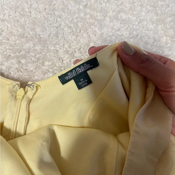 Wild Fable Yellow Top/mini dress - Picture 3 of 4